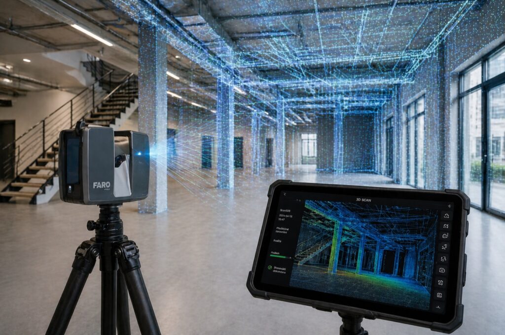 Laserové 3D skenování: proč se bez něj dnes některé projekty neobejdou